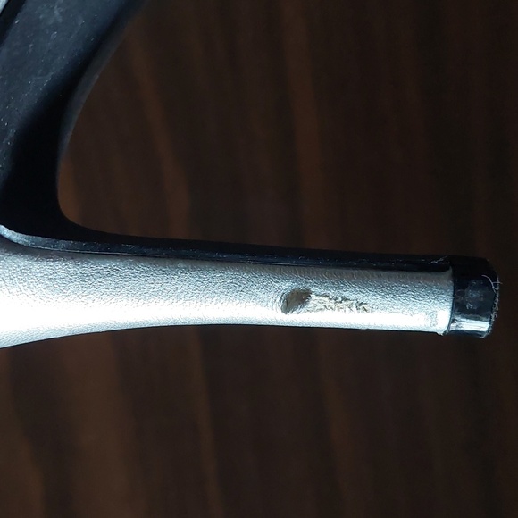 Silver pointy stilettos size 10 - Picture 6 of 8